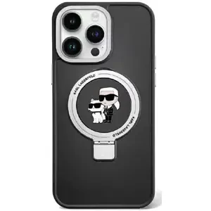 Kryt Karl Lagerfeld KLHMP13LHMRSKCK iPhone 13 Pro 6.1" black hardcase Ring Stand Karl&Choupettte MagSafe (KLHMP13LHMRSKCK)