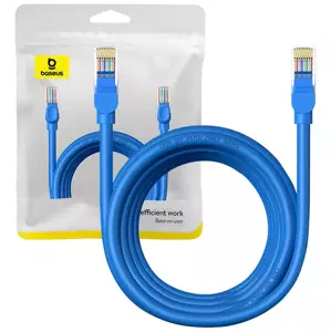 Kabel Baseus Round Cable Ethernet RJ45, Cat.6, 5m (blue)
