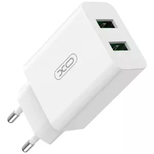 Nabíječka XO Wall charger L119 2x USB-A , 18W (white)