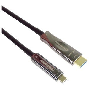 PremiumCord USB-C na HDMI optický kabel 10m