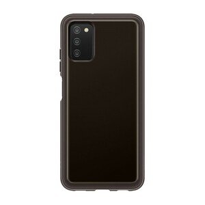 Samsung Soft Clear Cover kryt Galaxy A03s (EF-QA038TBEGE) černý
