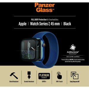 PanzerGlass™ Full Protection Apple Watch 7/8/9 45mm (černý rámeček)