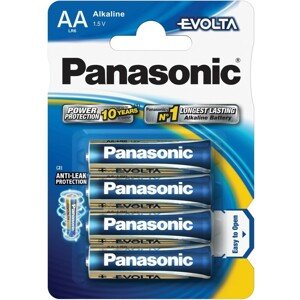 Panasonic Evolta AA alkalické baterie, 4 ks