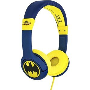 OTL dětská náhlavní sluchátka s motivem Batman modré
