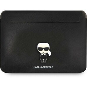 Karl Lagerfeld Saffiano Ikonik Computer Sleeve 13/14" černý