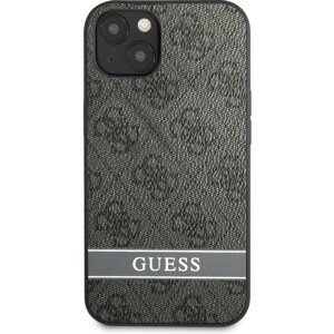 Guess PU 4G Stripe kryt iPhone 13 mini šedý