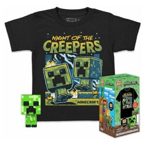 Funko Pocket POP! & Tee: Minecraft- Creeper L (dětské)