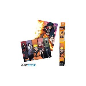 Set 2 plakátů Naruto Shippuden - Groups (52x38 cm)
