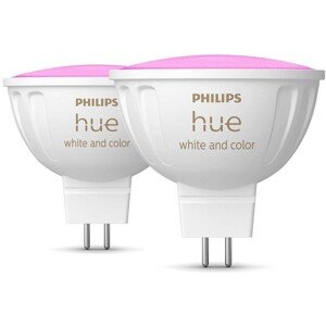 Philips Hue WACA sada 2x LED RGB žárovka GU5,3 MR16