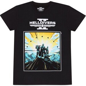 Tričko Helldivers 2 - 2D Art And Logo XL