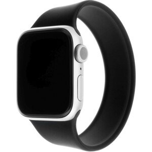 FIXED provlékací silikonový řemínek Apple Watch 42/44/45mm XL černý