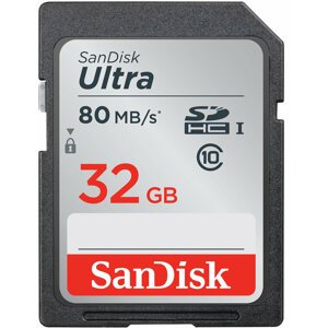 SanDisk SDHC Ultra 32GB 80MB/s UHS-I - SDSDUNC-032G-GN6IN