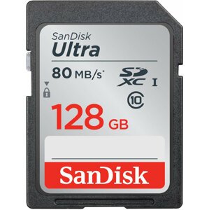 SanDisk SDXC Ultra 128GB 80MB/s UHS-I - SDSDUNC-128G-GN6IN