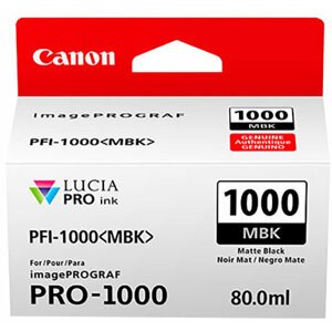 Canon PFI-1000MBK, matte black - 0545C001