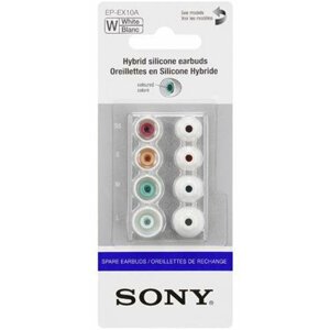 Sony sluchátka EP-EX10A náhradní špunty, bílá - EPEX10AW.AE