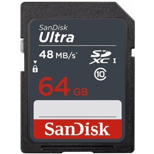 SanDisk SDXC Ultra 64GB 48MB/s UHS-I - SDSDUNB-064G-GN3IN