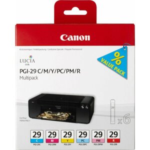 Canon PGI-29, CMY/ PC/ PM/ R, multipack - 4873B005
