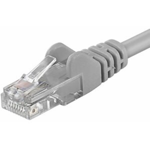 UTP síťový kabel kat.6 PC-HUB - 0,25m, šedá - sp6utp002