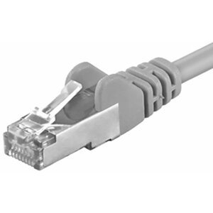 Premiumcord Patch kabel CAT6a, 15m, šedá - sp6asftp150