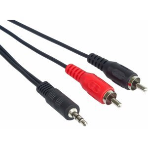 PremiumCord Kabel Jack 3.5mm-2xCINCH M/M 1,5m - kjackcin015