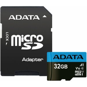 ADATA Micro SDHC Premier 32GB 85MB/s UHS-I A1 + SD adaptér - AUSDH32GUICL10A1-RA1