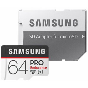 Samsung Micro SDXC 64GB PRO Endurance UHS-I + SD adaptér - MB-MJ64GA/EU