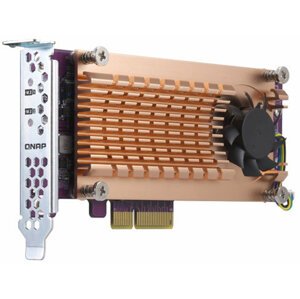 QNAP QM2-2P-244A - Duální rozšiřující karta pro disky SSD M.2 22110/2280 PCIe - QM2-2P-244A