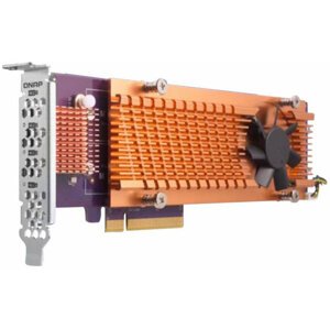 QNAP QM2-4P-384A - Quad rozšiřující karta pro disky SSD M.2 2280 PCIe, (Gen3 x8) - QM2-4P-384A