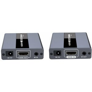 PremiumCord HDMI extender na 120m přes jeden kabel Cat5/6, bez zpoždění - khext120-4