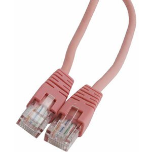 Gembird Cablexpert Patch kabel UTP c5e - 3m - růžová - PP12-3M/RO