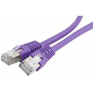 Gembird Cablexpert Patch kabel FTP CAT6, stíněný - 0.25m - fialová - PP6-0.25M/V