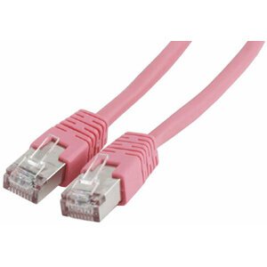Gembird Cablexpert Patch kabel FTP CAT6, stíněný - 1m - růžová - PP6-1M/RO