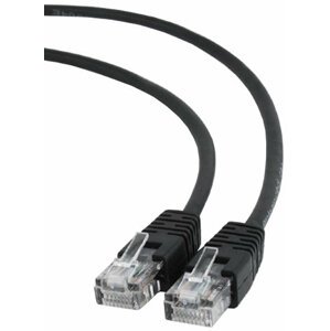 Gembird Cablexpert Patch kabel UTP c5e - 3m - černá - PP12-3M/BK