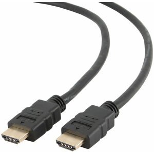 Gembird CABLEXPERT kabel HDMI-HDMI 1,8m, 1.4, M/M stíněný, zlacené kontakty, CCS, ethernet, černá - CC-HDMI4L-6