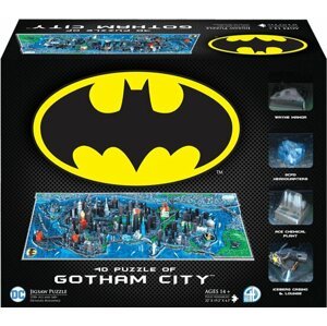 Puzzle Batman - Gotham City Citiscape 4D - 0714832511046