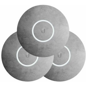 Ubiquiti kryt pro UAP-nanoHD, betonový motiv, 3 kusy - nHD-cover-Concrete-3