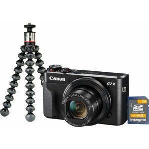 Canon PowerShot G7 X Mark II, Vlogger Kit, černá - 1066C037