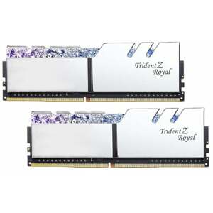 G.SKill TridentZ Royal 16GB (2x8GB) DDR4 3200 CL14, stříbrná - F4-3200C14D-16GTRS