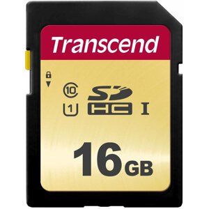 Transcend SDHC 500S 16GB UHS-I U1 - TS16GSDC500S