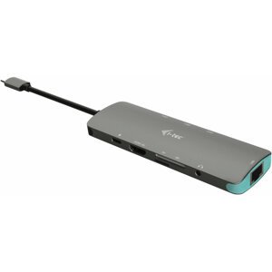 i-tec USB-C Metal Nano Docking Station 4K HDMI LAN + Power Delivery 100 W - C31NANODOCKLANPD