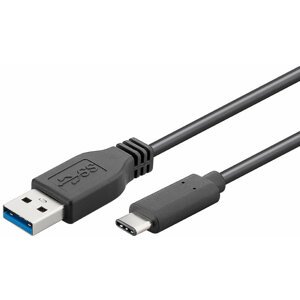 PremiumCord Kabel USB 3.1 konektor C/male - USB 3.0 A/male, černý, 3m - ku31ca3bk