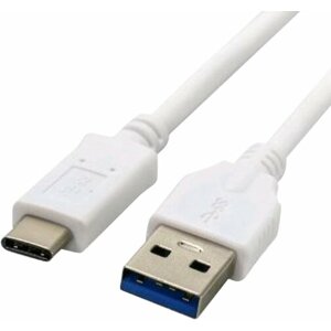 C-TECH kabel USB 3.0 AM na Type-C kabel (AM/CM), 1m, bílá - CB-USB3C-10W