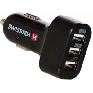 SWISSTEN autonabíječka s 3x USB 5,2A Power - 20111200