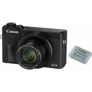 Canon PowerShot G7 X Mark III, černá + Battery kit - 3637C014