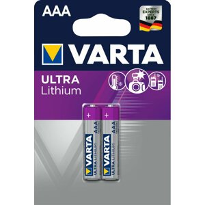 VARTA baterie Ultra Lithium AAA, 2ks - 6103301402