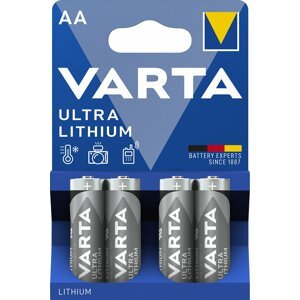 VARTA baterie Ultra Lithium AA, 4ks - 6106301404