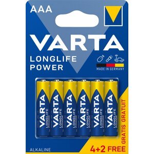 VARTA baterie Longlife Power AAA, 4+2ks - 4903121436
