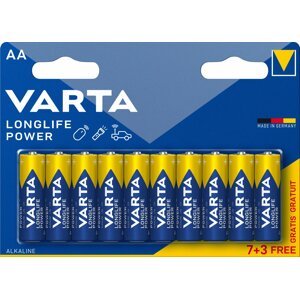 VARTA baterie Longlife Power AA, 7+3ks - 4906121470