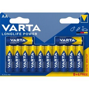 VARTA baterie Longlife Power AA, 8+4ks - 4906121472