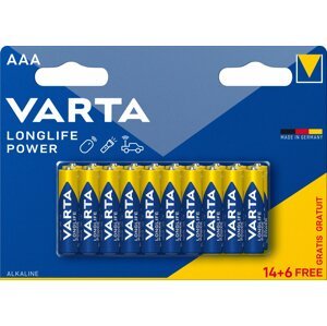 VARTA baterie Longlife Power AAA, 14+6ks - 4903121492